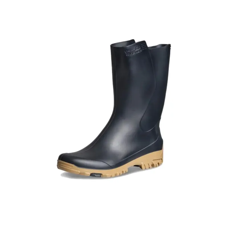DECATHLON 100 Collection Simple Lightweight Warm Water-Resistant And Wear-Resistant Rain Boots Men's Black-1