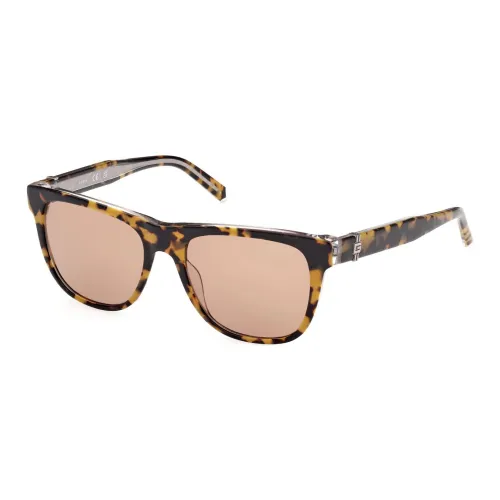 GUESS Plastic Square Sunglasses Men's Tortoiseshell