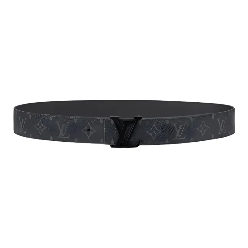 LOUIS VUITTON Lv Initiales 40mm Matte Black Belt-2