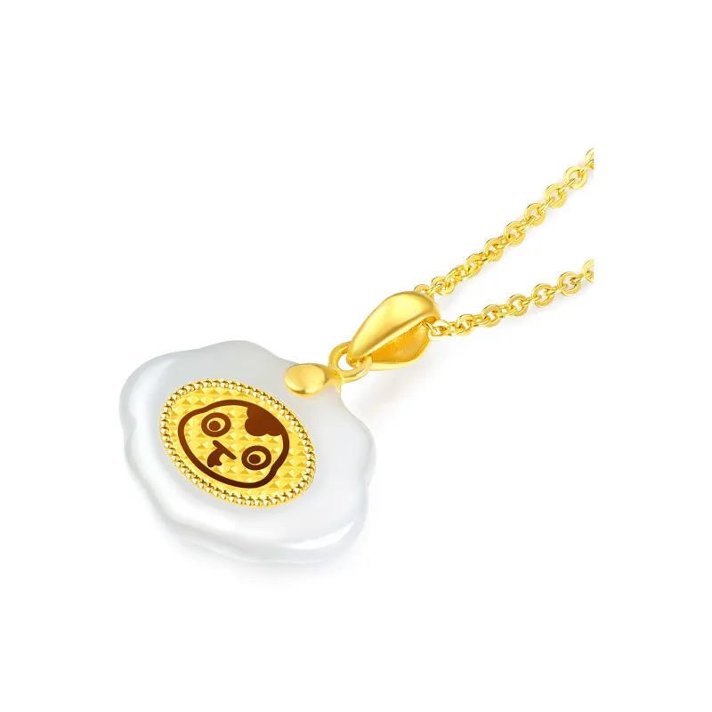 LUKFOOK JEWELLERY Hetian Jade Pendants White Jade Women's-1