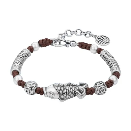 CUTE DAME S999 Pure Silver Bracelets Unisex Silver-0
