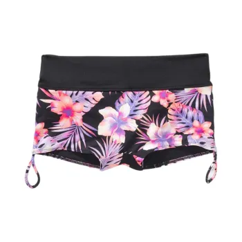 Victoria's Secret Pink Underpants Women's 1 Pack Black Purple Flowers
