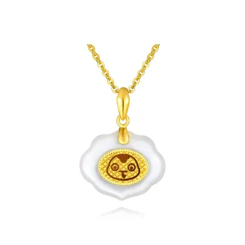 LUKFOOK JEWELLERY Hetian Jade Pendants White Jade Women's