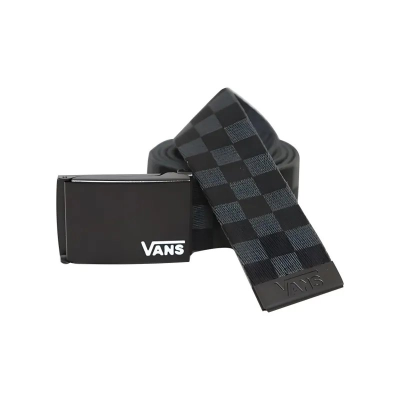 Vans Leather Belts Men Black/Charcoal Gray-2