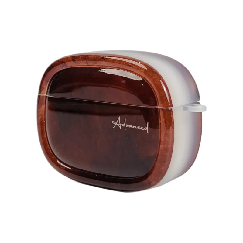 Wei Xin Compatibility With Apple AirPods 4/2/3/4th Generation/AirPods Pro/Pro 2 TPU Brown Green Blended Headphone Cases-2