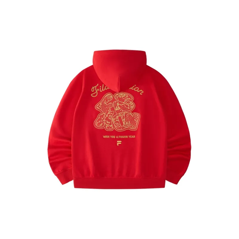 FILA FUSION FW24 Sweatshirt Unisex Red-1
