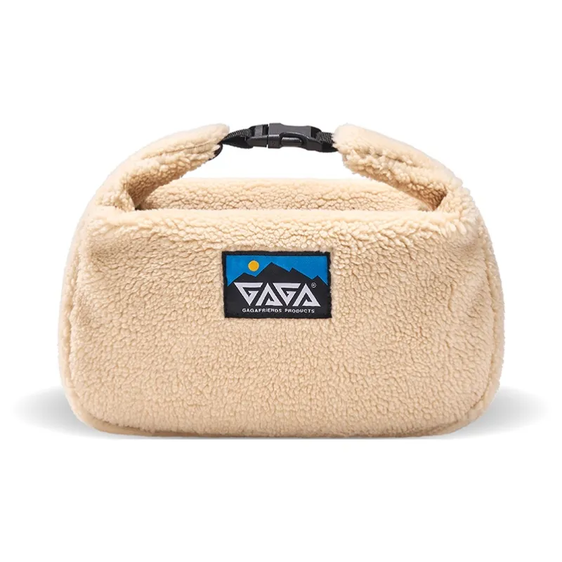 GAGA EQUIPMENT Polar Fleece Crossbody Bag, Handbag Unisex Multicolor-2