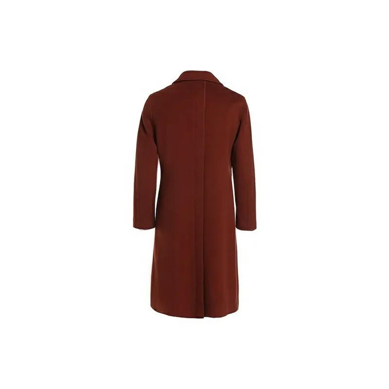 QIAOWANNI Coats Women's Rusty Orange-1