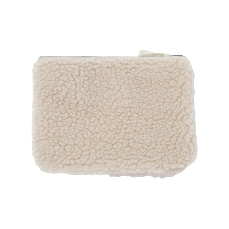 THE NORTH FACE Polyester Fleece Pocket Clutch Regular Unisex Cream-1