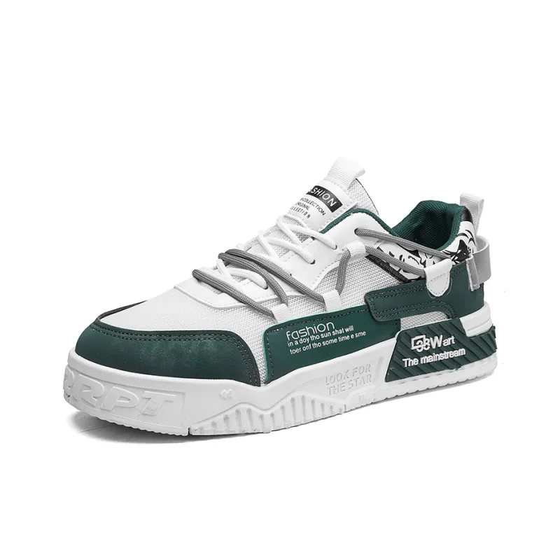 AD Cushioned Wear-Resistant Height Increasing Low-Top Skateboard Shoes Men's-8