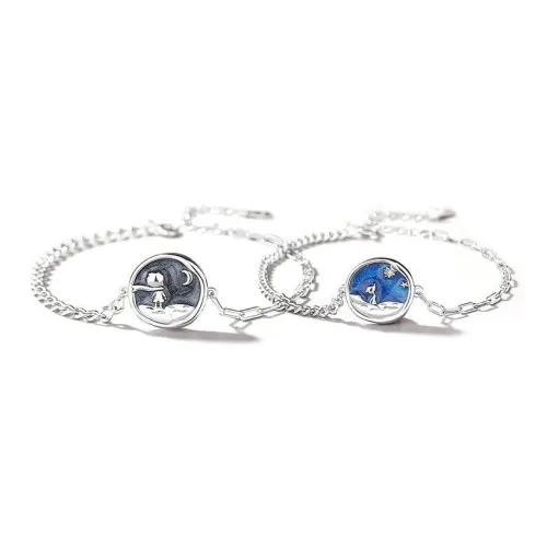 KEMLAIDA S925 Silver Bracelets Unisex