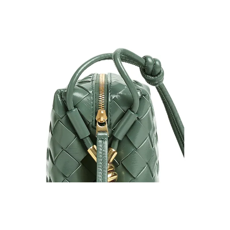 Bottega Veneta Mini Loop Woven Crossbody Bag-4