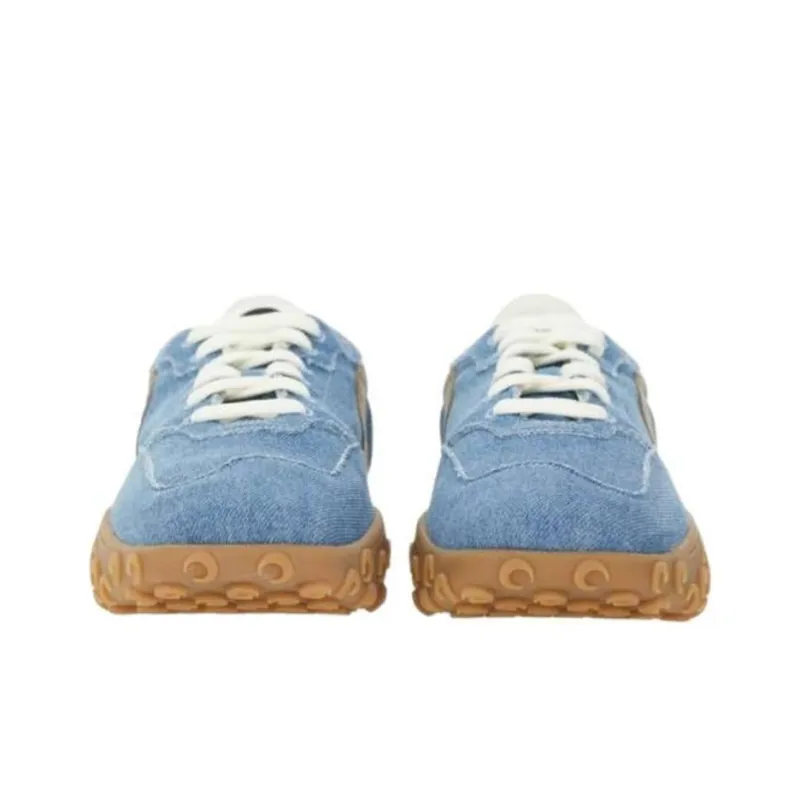 Marine Serre Moon Laser Denim Ms Rise Denim Sneakers-2