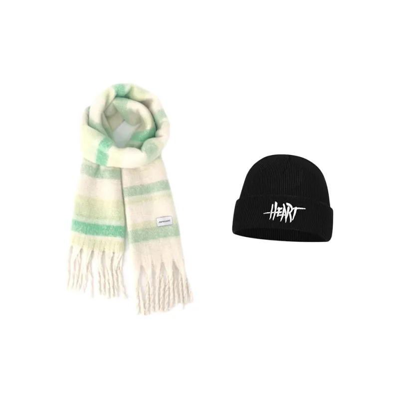 JEANSWEST Polyester Knit Scarves Unisex-23