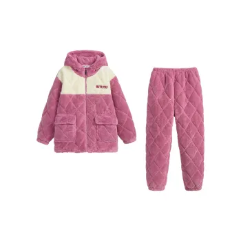 QINZUIMAO Pajama Set Women's Petal Pink