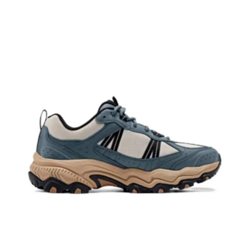 Skechers Stamina At Anti Slip Wear Resistant Low Top Chunky Sneakers Men's Gray-1