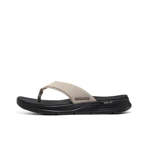 Skechers Abrasion-Resistant Flip Flops Men's Taupe