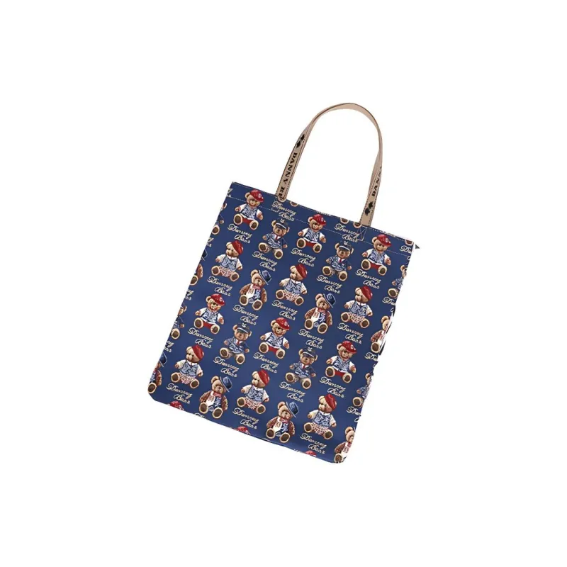 DANNYBEARJEANS Fabric Pocket Shoulder Bag Regular Women's Green Camouflage/Gentleman Bear Blue-6