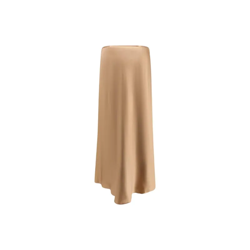 MaxMara Carnet Satin Midi Skirt-1
