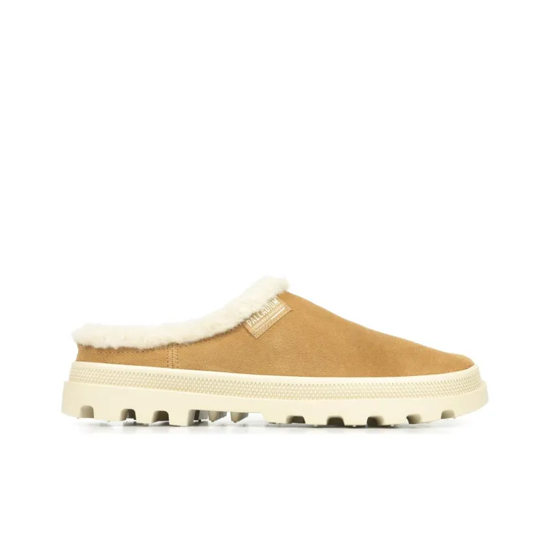 Palladium PALLADUNE Slip Resistant Closed Toe Slippers Women's Tan-1