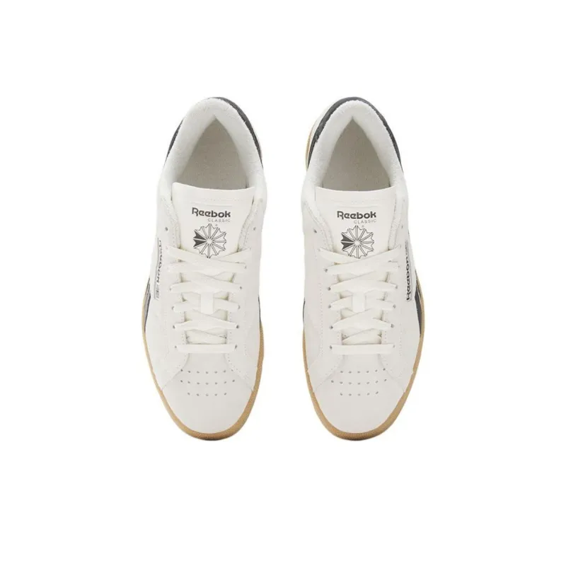Reebok Club C Wear resistant And Lightweight Low Top Skateboard Shoes Men's White-3