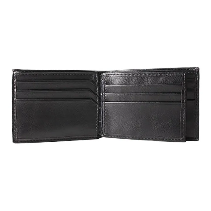 Levi’s Cow Leather Wallet Men's Black-3