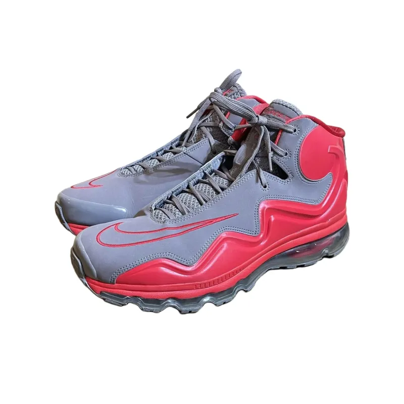 Nike Air Max Flyposite Cool Grey Hyper Red-2