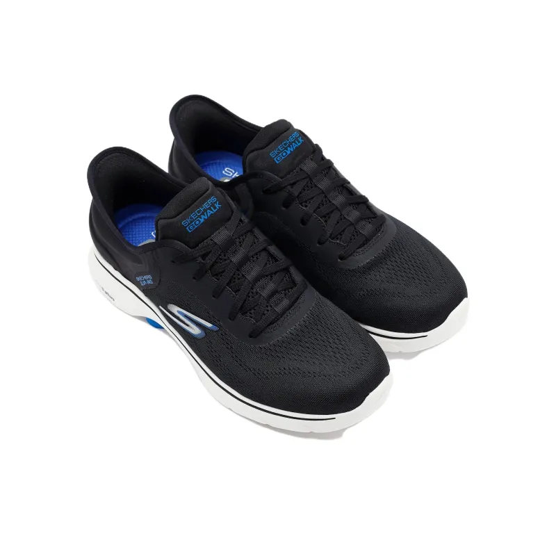 Skechers GO WALK 7 Wear-Resistant Low-Top Running Shoes Men's Black-3