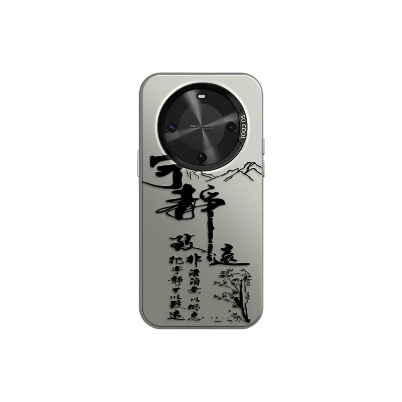 GELEI Acrylic Material Trendy Brand 'Let Go' Phone Case Impact Resistant Protective Case Compatible With Macadamia 30-13