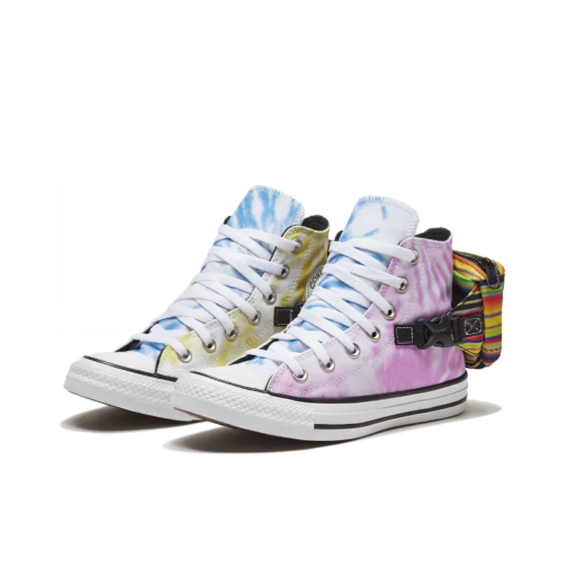 Converse Women's Chuck Taylor All Star Buckle Up High 'Rainbow Tie Dye' Women's-2