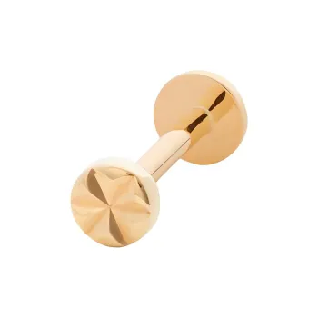 Monica Vinader 14kt Yellow Gold Siren Star Single Earring