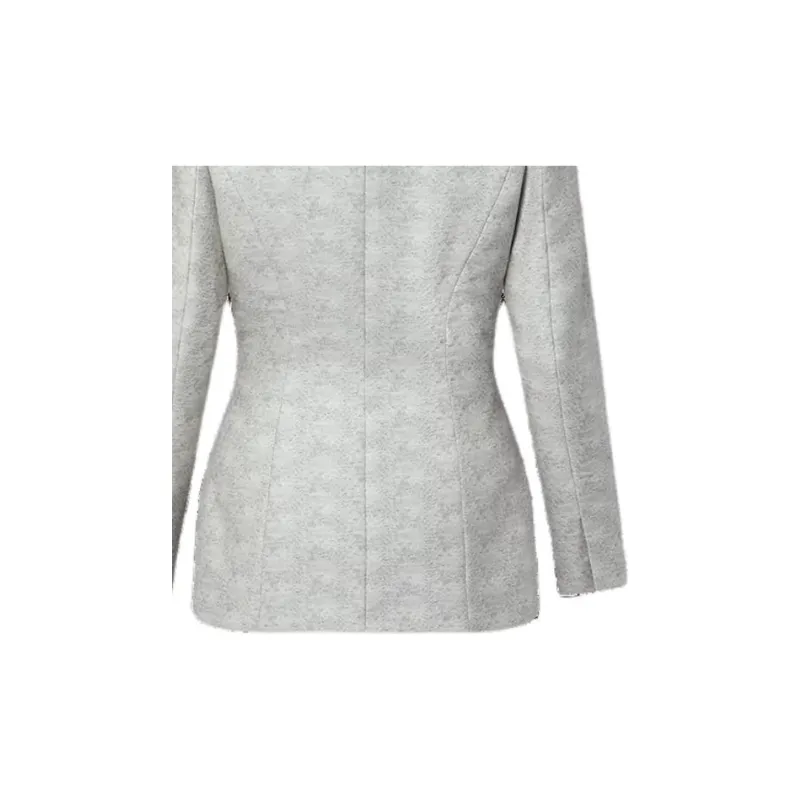 LOUIS VUITTON Damier Accent Collarless Blazer-5