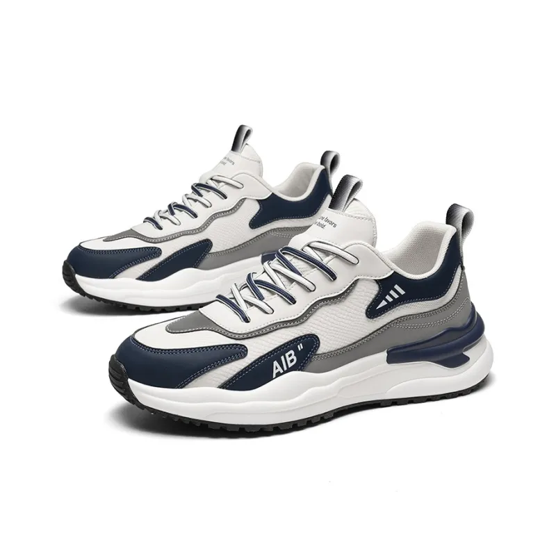 OFFER-AITR Warm Height Increasing Wear-Resistant Slip-Resistant Low-Top Casual Shoes Men's-38