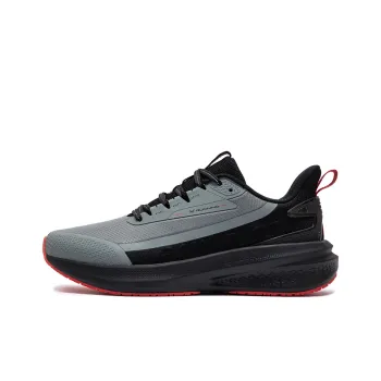 361° Rainy Day 7.0 Cushioning Anti Slip And Wear Resistant Low Top Casual Running Shoes Men's Gray Black