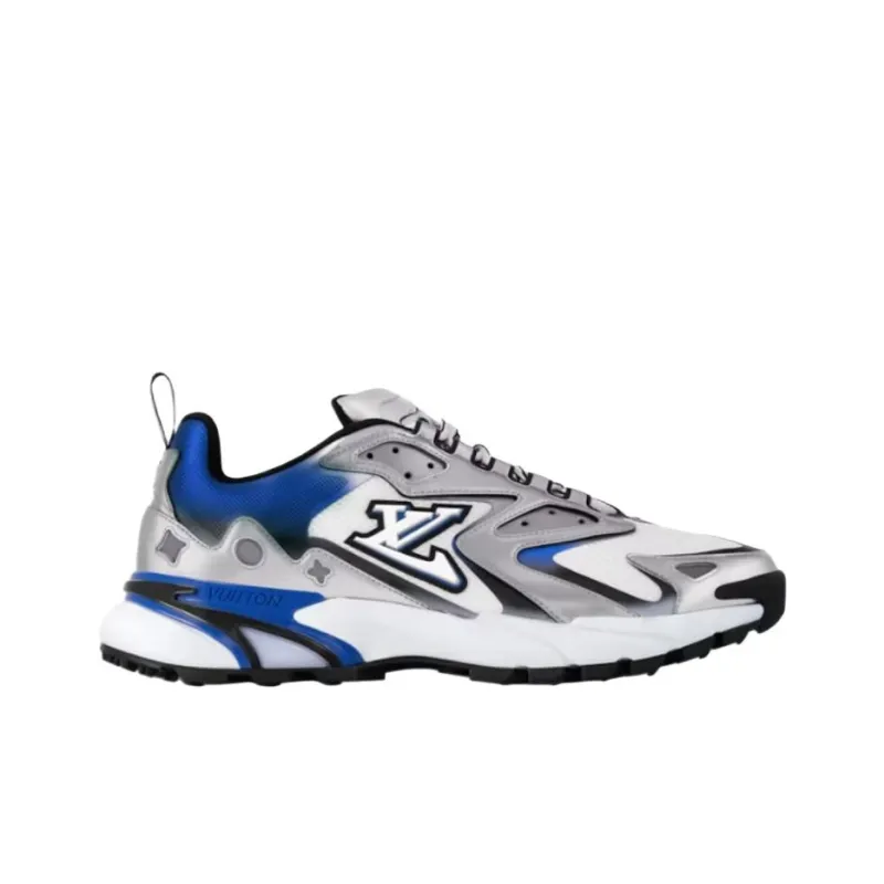 LOUIS VUITTON Runner Tatic Low Top Casual Shoes Men's Blue-1