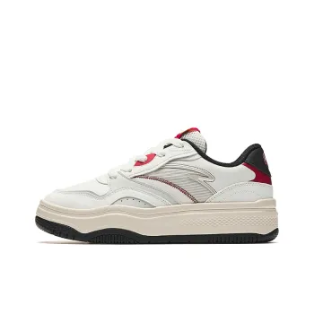 Anta Street Play 2 Good Things Happen Lightweight Height Increasing Low Top Skateboard Shoes Women's White Red Black