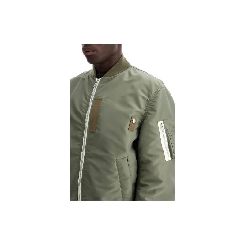 Sacai Zip Up Bomber Jacket-4