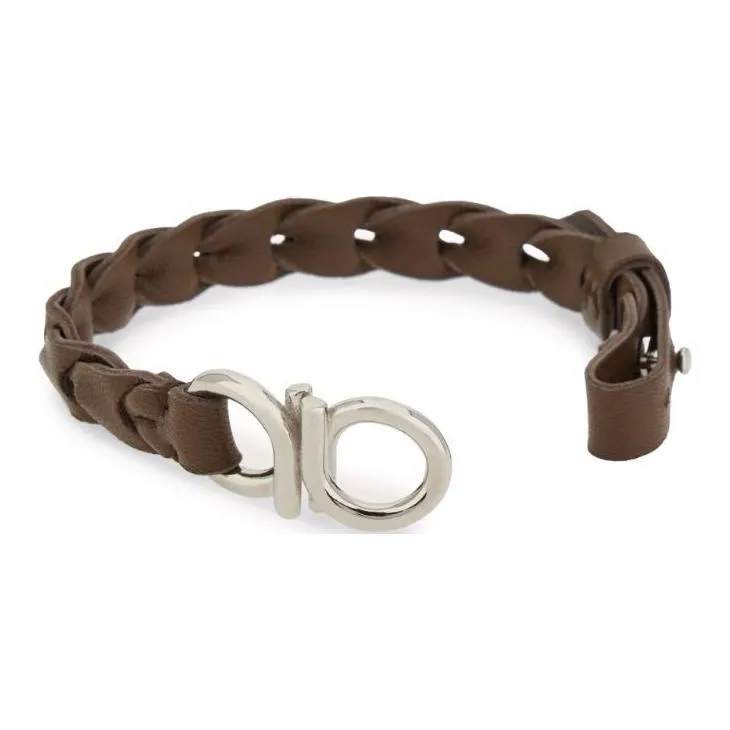 Ferragamo Gancini Braided Bracelet-1