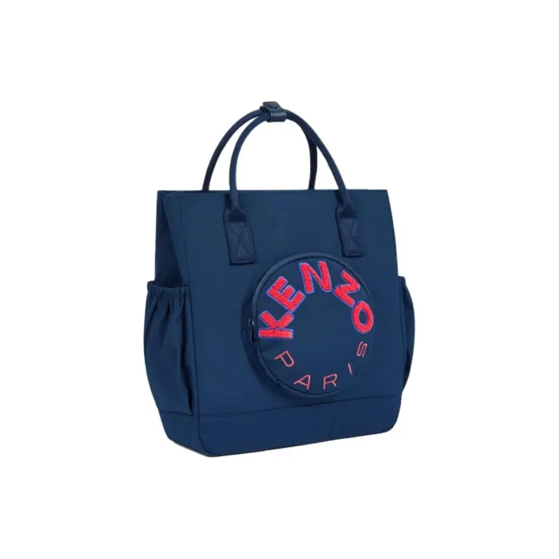 KENZO Polyester Backpack Unisex Blue-1