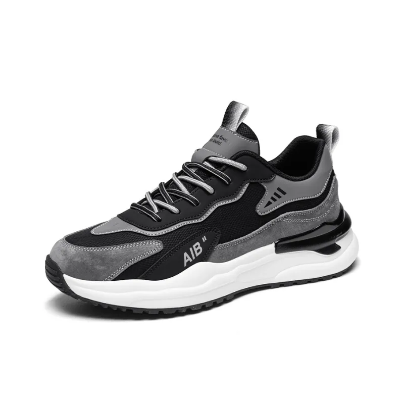 OFFER-AITR Warm Height Increasing Wear-Resistant Slip-Resistant Low-Top Casual Shoes Men's-31