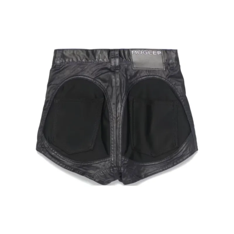 Mugler Denim Shorts-1