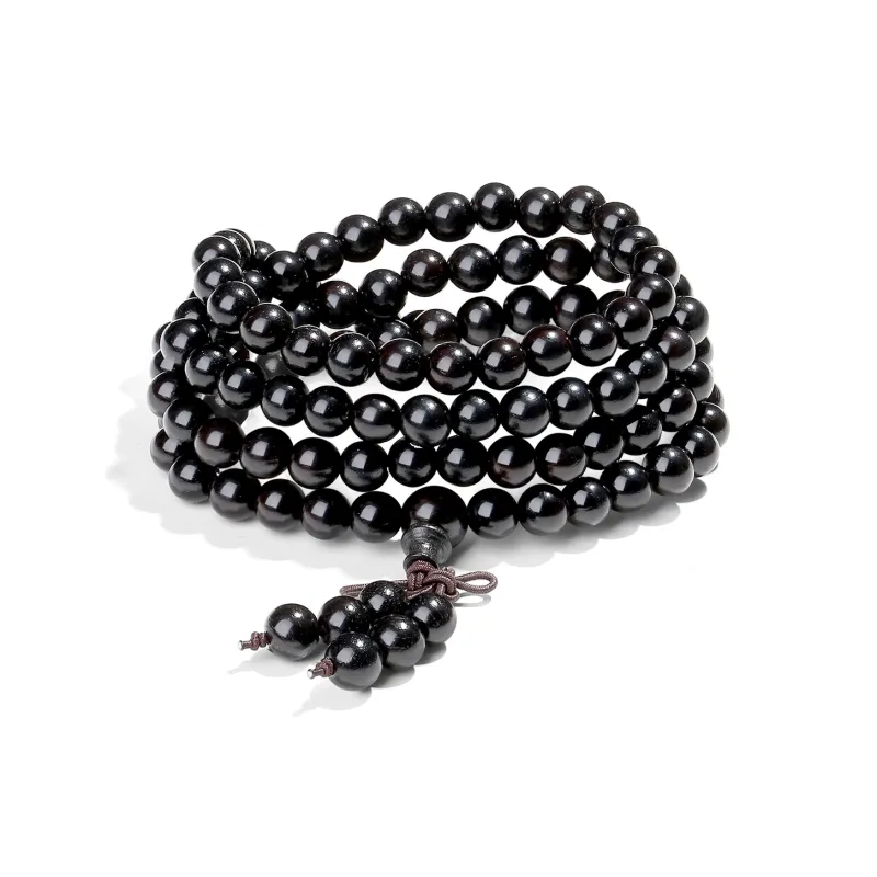PUTUOSHANWENCHUANG Sandalwood Bracelets Unisex-5