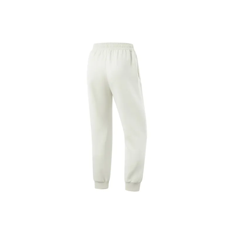 LiNing Fitness Series Knitted Sports Pants Women's Silver Birch Gray-1