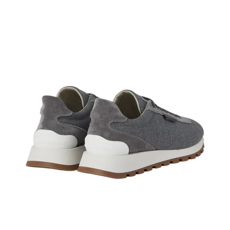 Brunello Cucinelli Low Top Casual Shoes Women's Gray-3