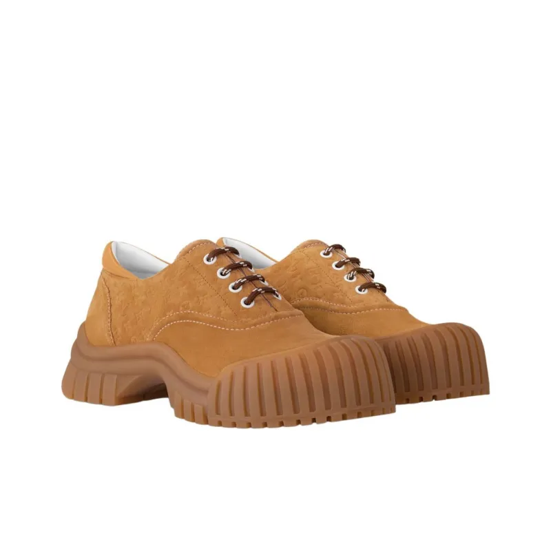 LOUIS VUITTON Ruby Casual Single Shoes Women's Brown-2