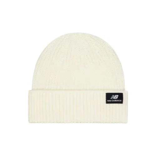 New Balance Acrylic Polyester Beanies Unisex White