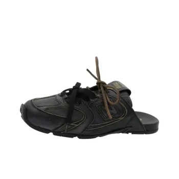 New Balance x MIU MIU Slip Resistant Wrap toe Slippers Women's Black