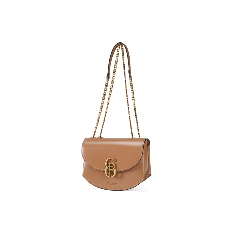 PIERRE CARDIN Cow Leather Crossbody Bag Regular Women's Brown-2