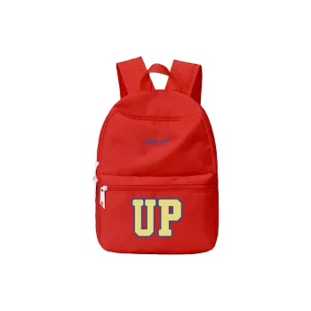 TURN UP Polyester Backpack Laptop Bag Regular Unisex Red