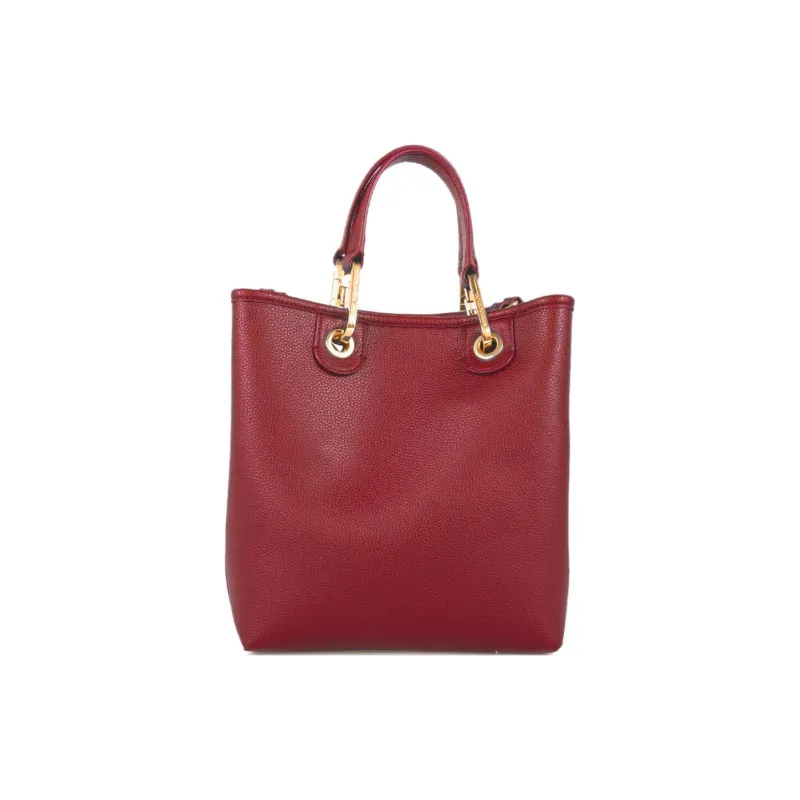 EMPORIO ARMANI Eco Leather One Shoulder Handbag Women's Red-2